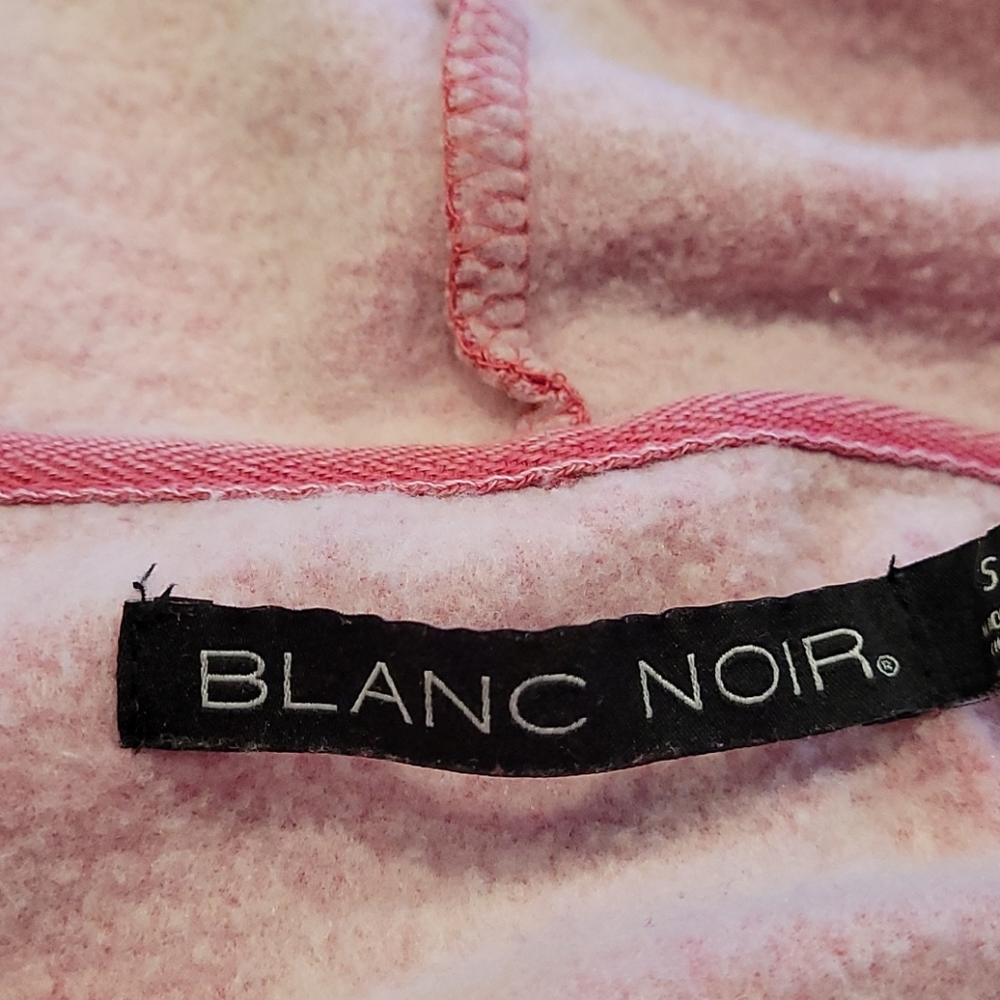 BLANC NOIR Unique Fleece Jacket SZ Small - Picture 7 of 7